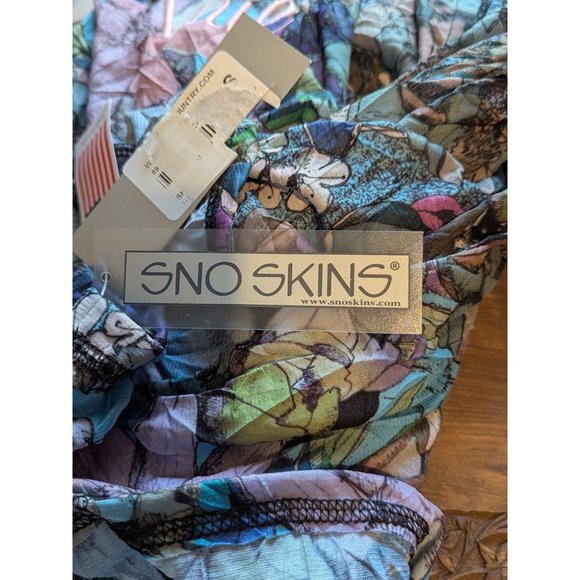 New Snowskins Floral Button-Up Long Sleeve Shirt With "Vail" On Sleeve-702 - Picture 13 of 16